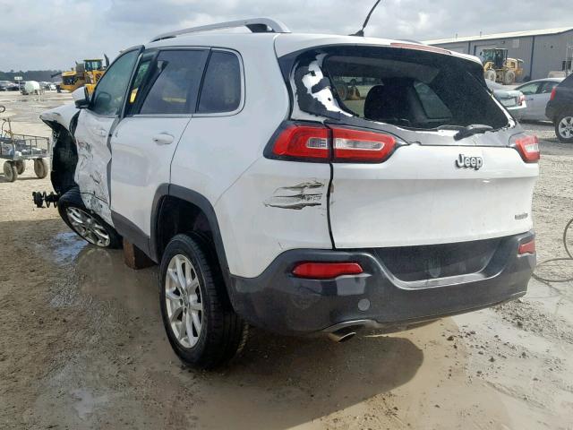 1C4PJLCB7EW159516 - 2014 JEEP CHEROKEE L WHITE photo 3