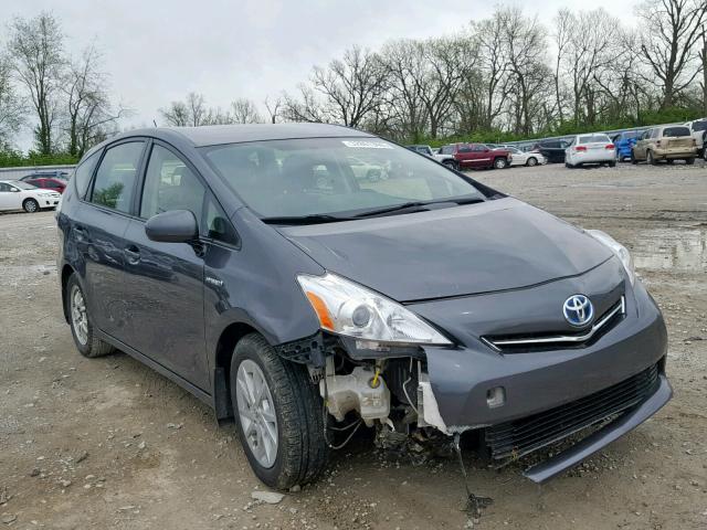 JTDZN3EU1D3288850 - 2013 TOYOTA PRIUS V GRAY photo 1