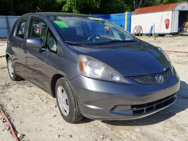 JHMGE8H31DC018121 - 2013 HONDA FIT GRAY photo 1