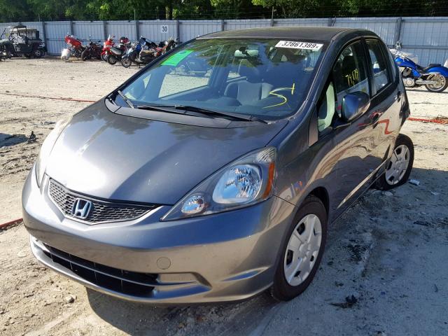 JHMGE8H31DC018121 - 2013 HONDA FIT GRAY photo 2