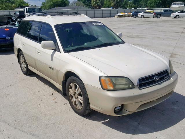 4S3BH815047604851 - 2004 SUBARU LEGACY OUT WHITE photo 1