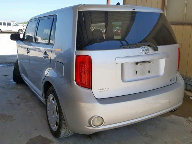 JTLKE50E991079456 - 2009 TOYOTA SCION XB 银色 照片 3