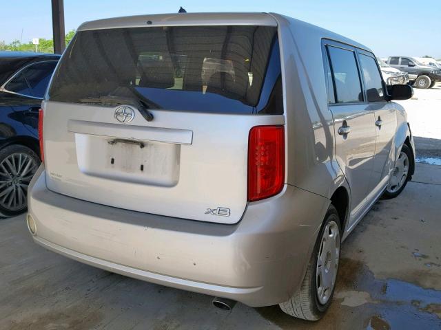 JTLKE50E991079456 - 2009 TOYOTA SCION XB 银色 照片 4