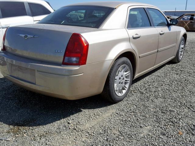 2C3KA43R66H376282 - 2006 CHRYSLER 300 BEIGE photo 4