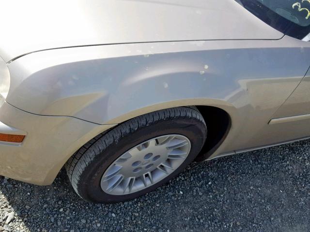 2C3KA43R66H376282 - 2006 CHRYSLER 300 BEIGE photo 9