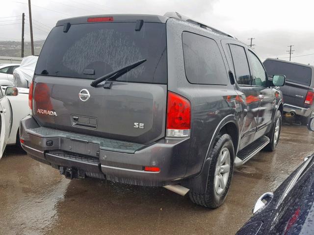 5N1AA0NC8AN608997 - 2010 NISSAN ARMADA SE CHARCOAL photo 4