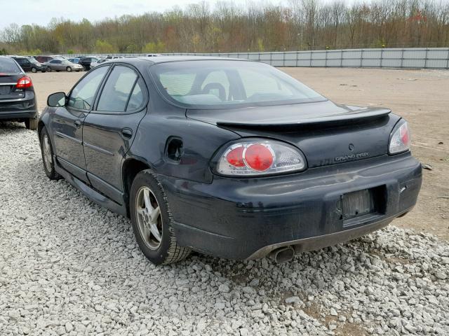 1G2WP52K62F142679 - 2002 PONTIAC GRAND PRIX BLACK photo 3