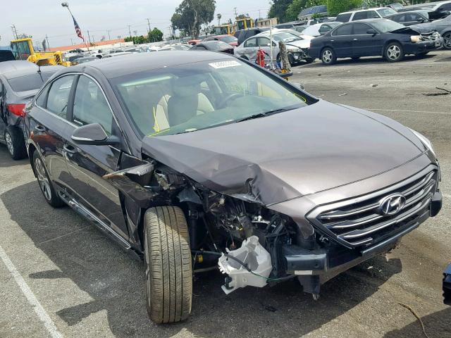 5NPE34AF7GH424263 - 2016 HYUNDAI SONATA SPO BROWN photo 1