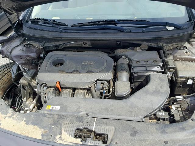 5NPE34AF7GH424263 - 2016 HYUNDAI SONATA SPO BROWN photo 7