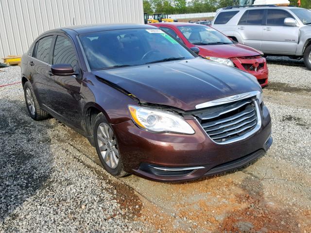 1C3CCBBB8CN169449 - 2012 CHRYSLER 200 TOURIN BROWN photo 1