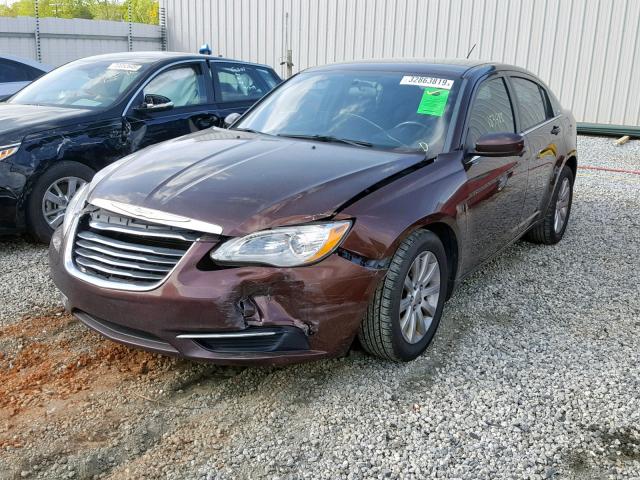 1C3CCBBB8CN169449 - 2012 CHRYSLER 200 TOURIN BROWN photo 2