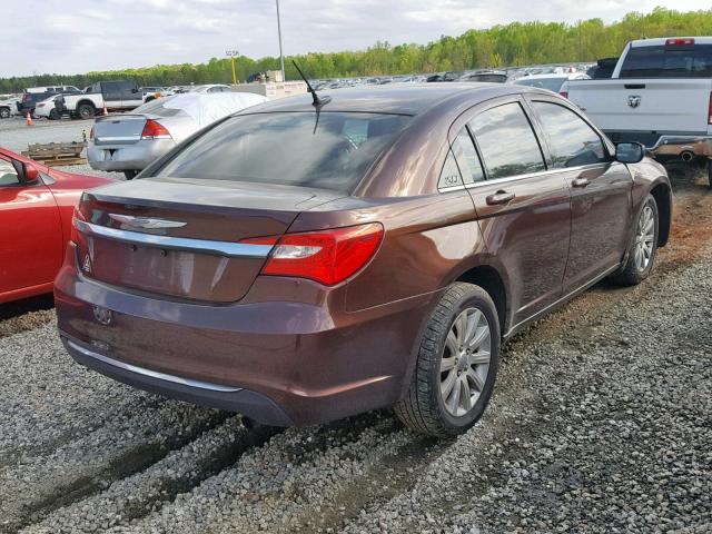 1C3CCBBB8CN169449 - 2012 CHRYSLER 200 TOURIN BROWN photo 4