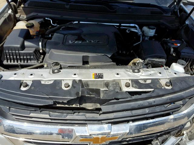 1GCGSCE3XG1277496 - 2016 CHEVROLET COLORADO L SILVER photo 7