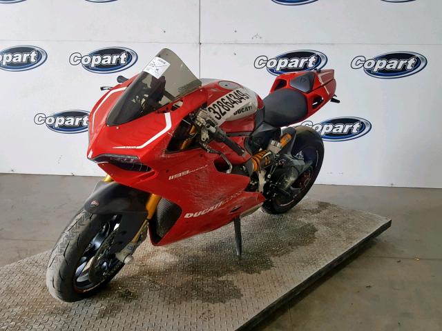 ZDM14BPWXEB015393 - 2014 DUCATI SUPERBIKE RED photo 2