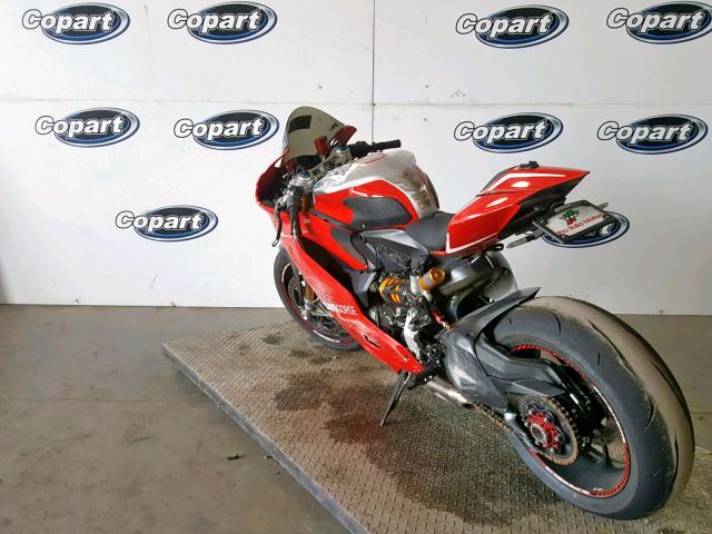 ZDM14BPWXEB015393 - 2014 DUCATI SUPERBIKE RED photo 3