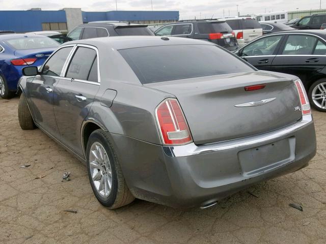 2C3CA6CT1BH592630 - 2011 CHRYSLER 300C GRAY photo 3