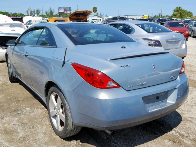 1G2ZH35N474246790 - 2007 PONTIAC G6 GT BLUE photo 3