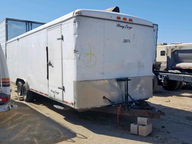 4HXHC24293C056118 - 2003 CARS TRAILER WHITE photo 1