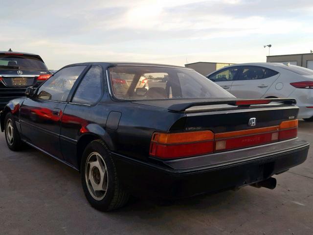 JHMBA4143KC039891 - 1989 HONDA PRELUDE SI BLACK photo 3