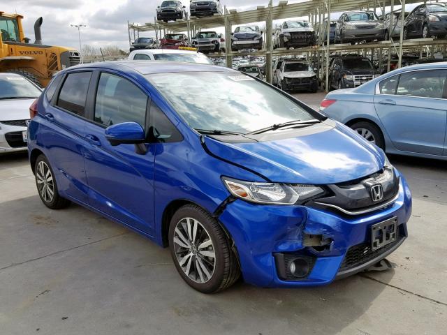 3HGGK5H84FM769964 - 2015 HONDA FIT EX BLUE photo 1