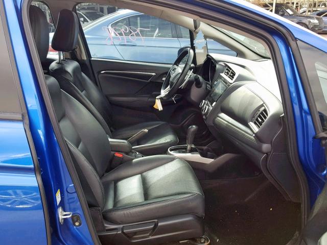 3HGGK5H84FM769964 - 2015 HONDA FIT EX BLUE photo 5