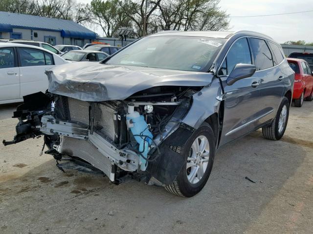 5GAERBKW6KJ175618 - 2019 BUICK ENCLAVE ES GRAY photo 2