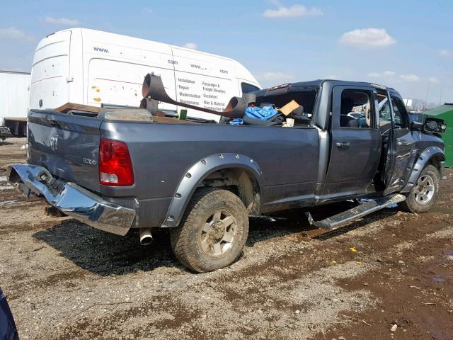 3D7UT2CL3AG157888 - 2010 DODGE RAM 2500 GRAY photo 4