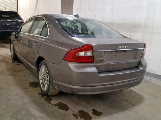 YV1AS982X81059730 - 2008 VOLVO S80 3.2 GRAY photo 3