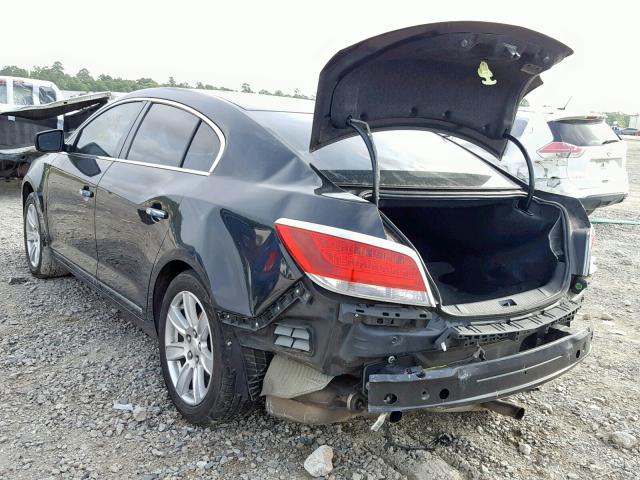 1G4GD5E39CF229485 - 2012 BUICK LACROSSE P BLACK photo 3