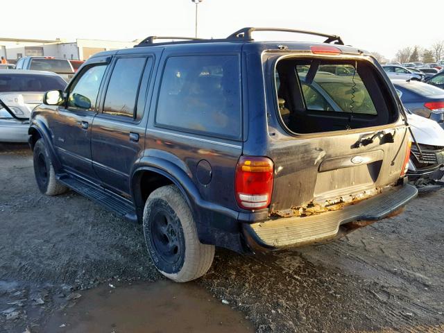 1FMDU85P8YZA32546 - 2000 FORD EXPLORER L BLUE photo 3