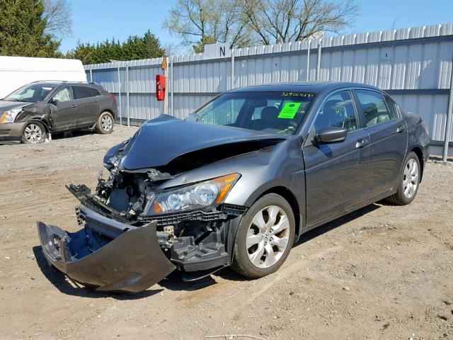 1HGCP2F8XAA176651 - 2010 HONDA ACCORD EXL GRAY photo 2