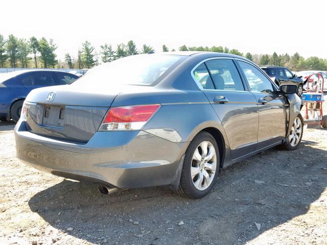 1HGCP2F8XAA176651 - 2010 HONDA ACCORD EXL GRAY photo 4