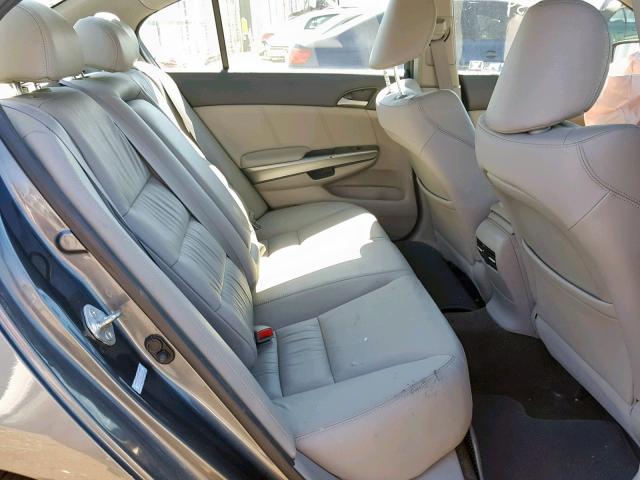 1HGCP2F8XAA176651 - 2010 HONDA ACCORD EXL GRAY photo 6