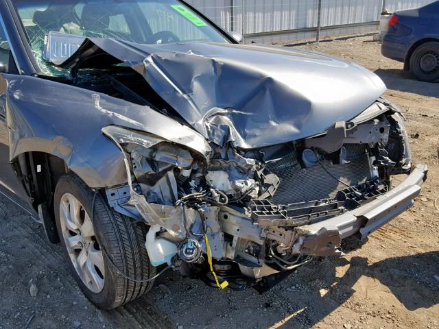 1HGCP2F8XAA176651 - 2010 HONDA ACCORD EXL GRAY photo 9