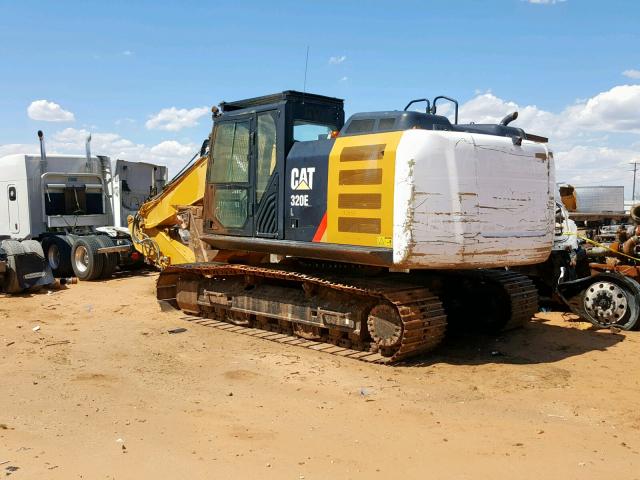 CAT0320EHWBK01496 - 2012 CATERPILLAR 320E YELLOW photo 3