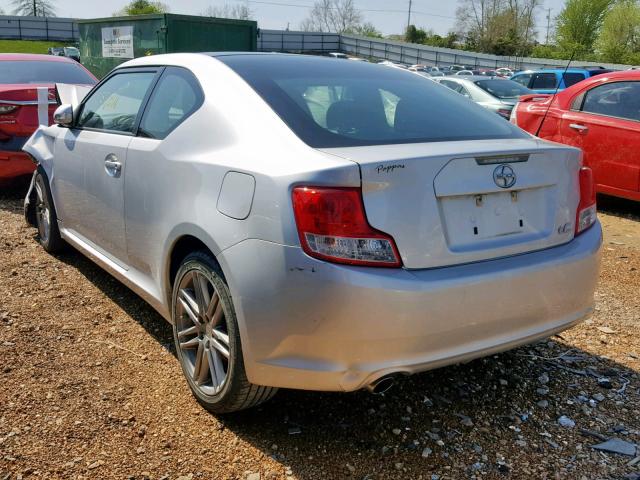 JTKJF5C71B3012824 - 2011 TOYOTA SCION TC ვერცხლისფერი ფოტო 3