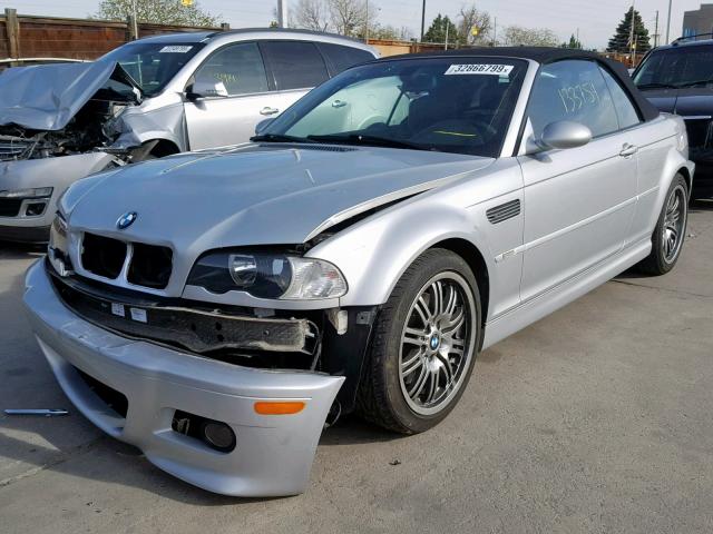 WBSBR93405PK08520 - 2005 BMW M3 SILVER photo 2