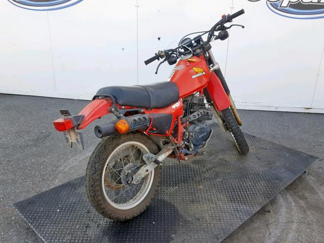 JH2MD0314DM100456 - 1983 HONDA XL250 R RED photo 4