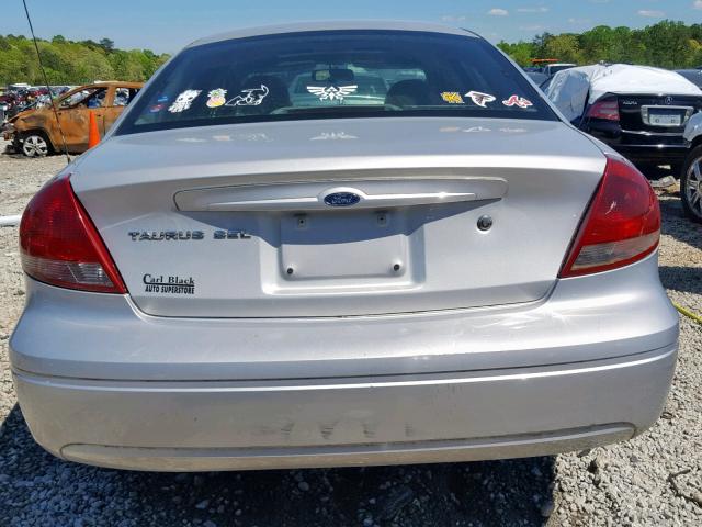 1FAFP56U56A223169 - 2006 FORD TAURUS SEL SILVER photo 9