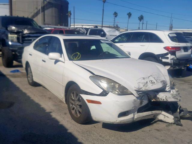 JTHBF30GX30091092 - 2003 LEXUS ES 300 WHITE photo 1