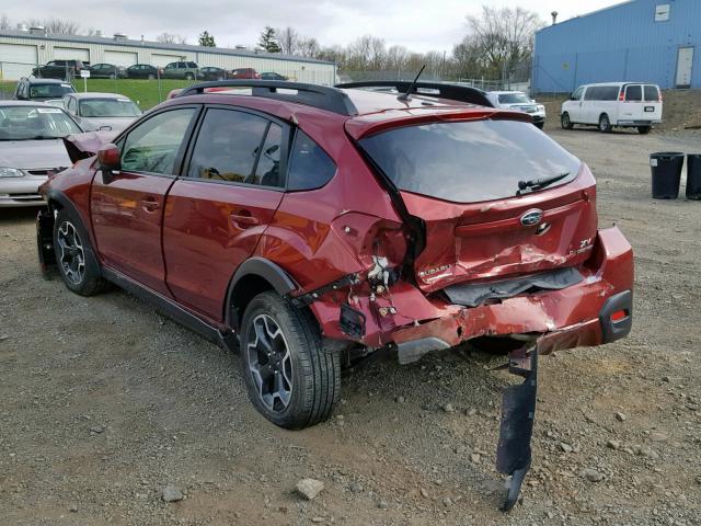 JF2GPAGC3D2896404 - 2013 SUBARU XV CROSSTR RED photo 3