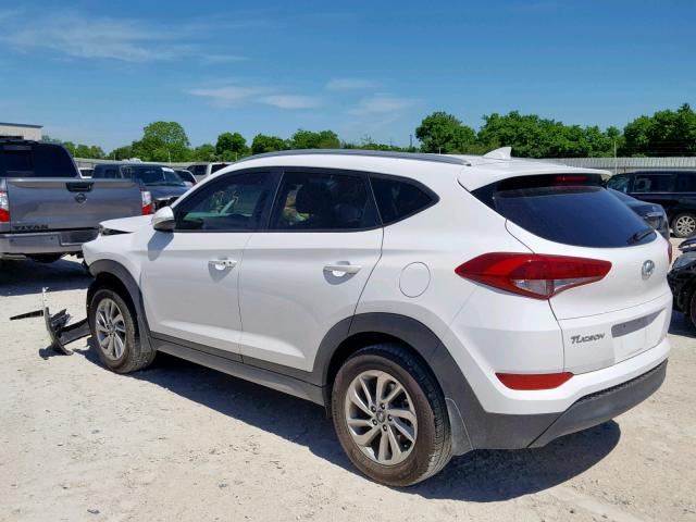 KM8J33A4XJU821210 - 2018 HYUNDAI TUCSON SEL WHITE photo 3