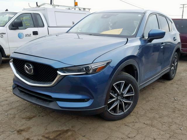 JM3KFBDL9H0131647 - 2017 MAZDA CX-5 GRAND BLUE photo 2