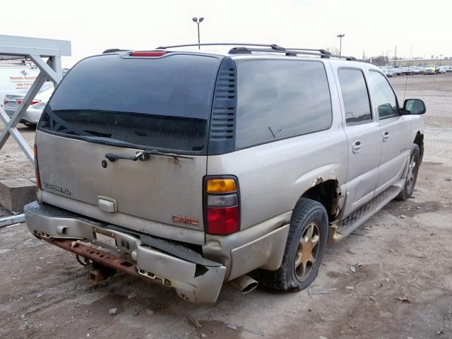 1GKFK66U84J224543 - 2004 GMC YUKON XL D SILVER photo 4