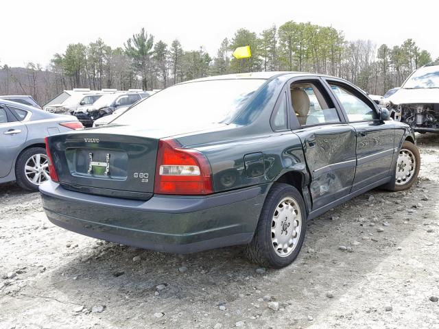 YV1TS94D3Y1146160 - 2000 VOLVO S80 GREEN photo 4