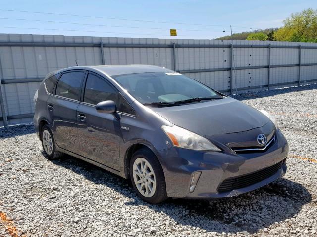 JTDZN3EU3C3065093 - 2012 TOYOTA PRIUS V GRAY photo 1