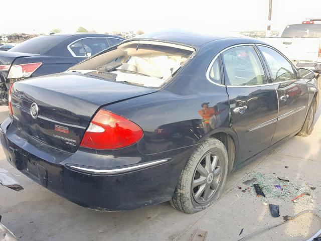 2G4WD582981155417 - 2008 BUICK LACROSSE C BLACK photo 4