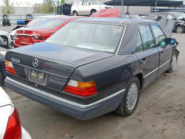 WDBEA30D3MB337925 - 1991 MERCEDES-BENZ 300 E CHARCOAL photo 4