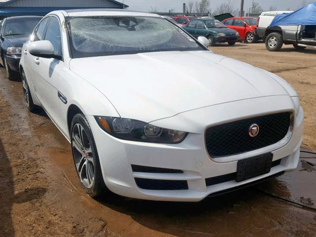 SAJAJ4BV8HA972129 - 2017 JAGUAR XE PREMIUM WHITE photo 1