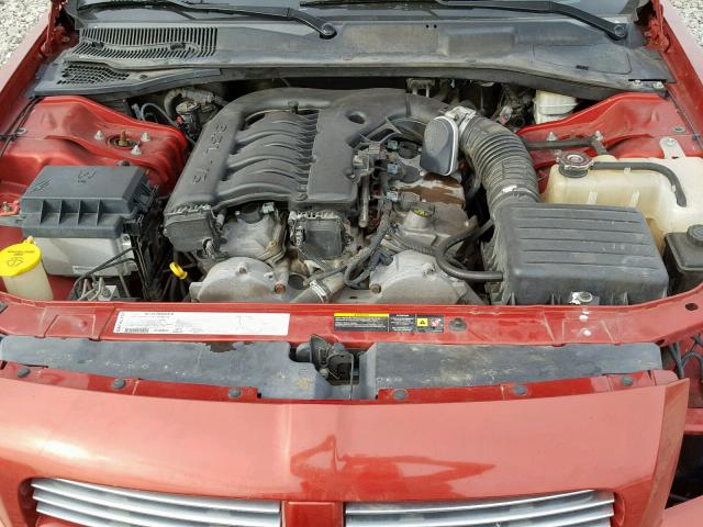 2D8FV47V86H124074 - 2006 DODGE MAGNUM SXT RED photo 7